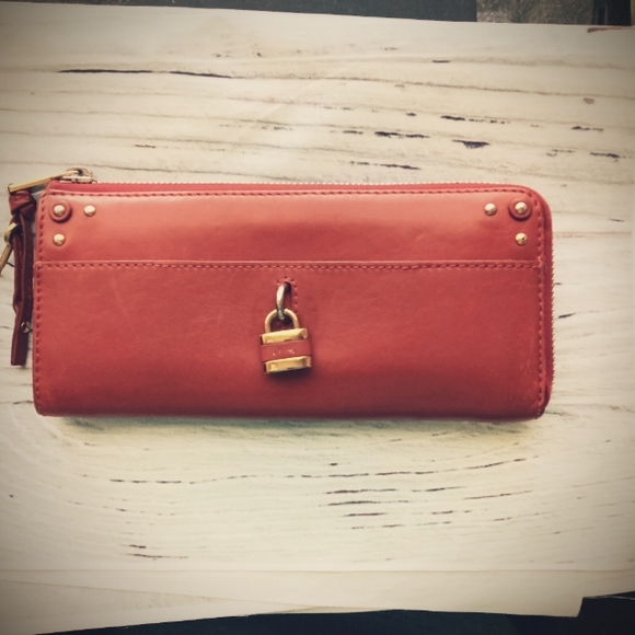 Chloe Paddington Red leather lock & key pre-loved - Picture 1 of 15